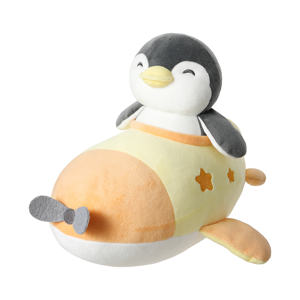 Pehme mänguasi Penguin must lennumasinas, 30cm