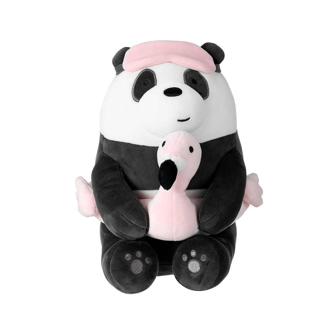 Pehme mänguasi We Bare Bears roosa luigega 30cm