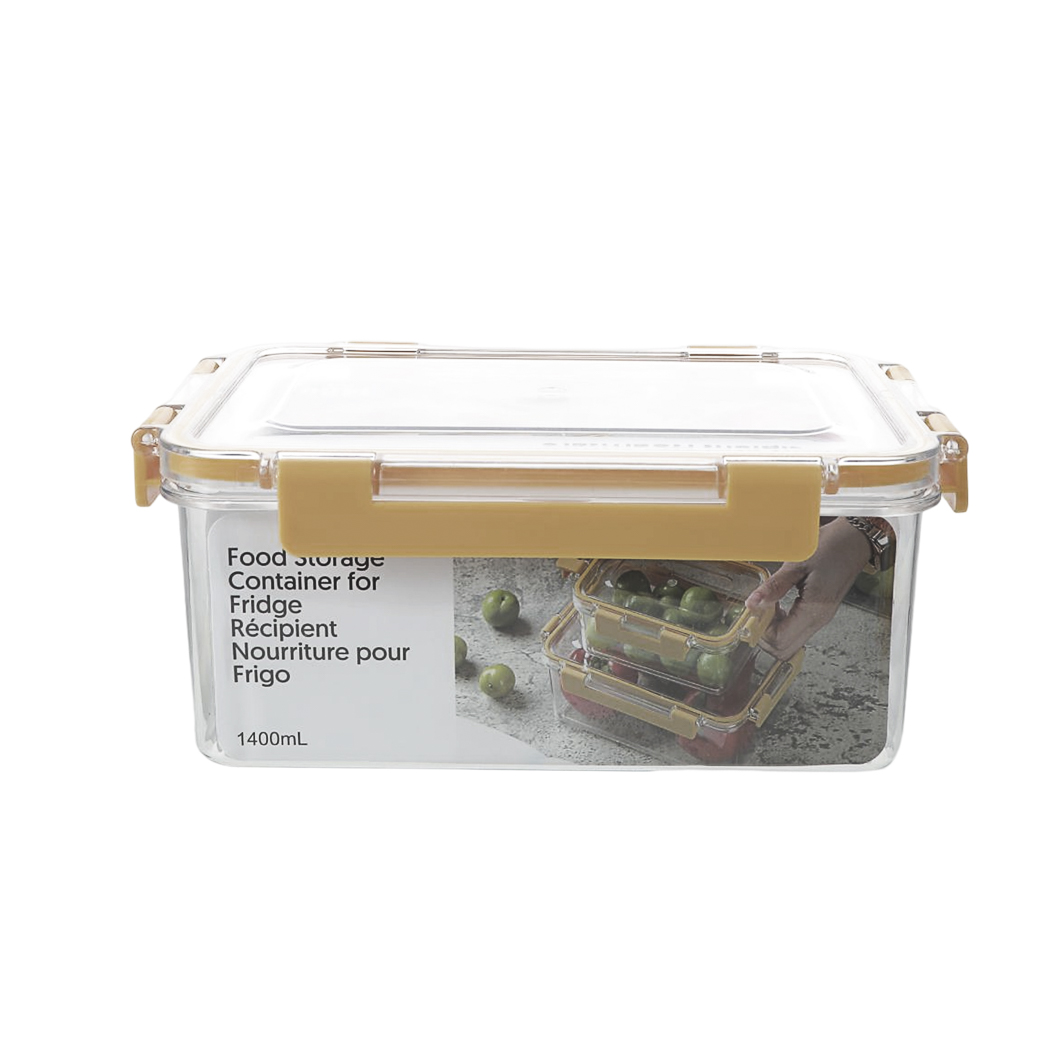 Toidukarp 1400ml kollane