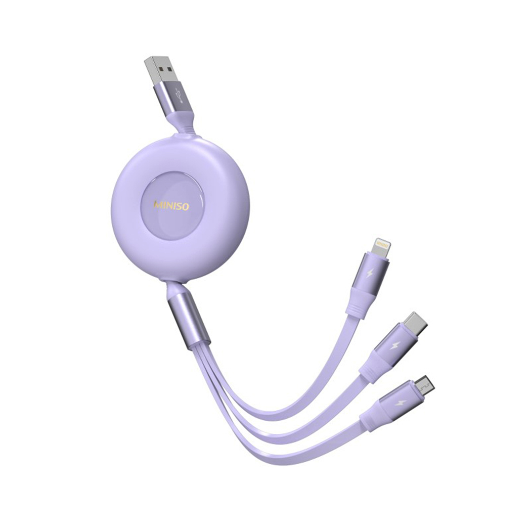 Laadimiskaabel 3in1 (lilla)