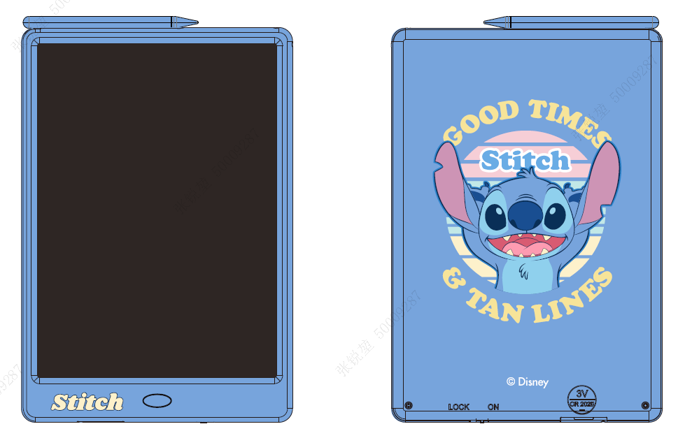 Joonistustahvel Disney Lilo & Stitch (sinine)