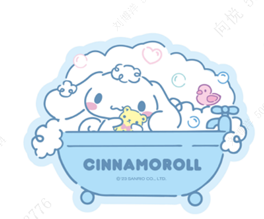 Arvuti hiirematt Sanrio, Cinnamoroll (sinine)