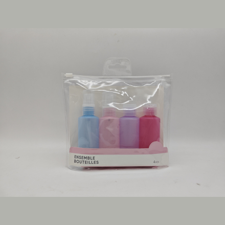 Reisipudelite komplekt värviline (4 tk)