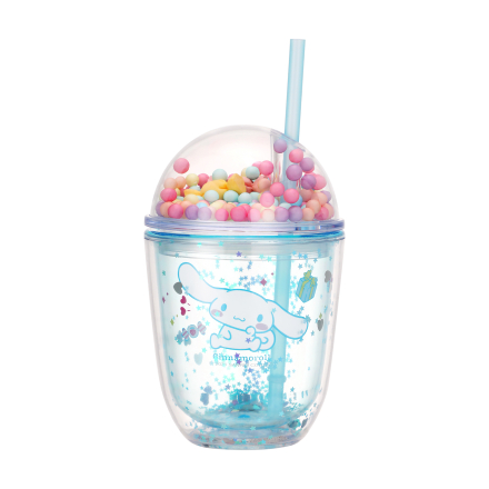Joogipudel kaasaskantav 435 ml sinine Cinnamoroll