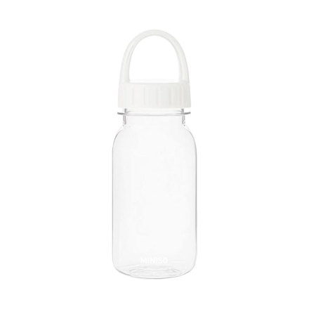 Joogipudel plastist sangaga 440 ml valge