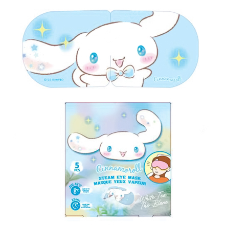 Silmamaskid aurutavad valge tee lõhnaga 5 tk Cinnamoroll