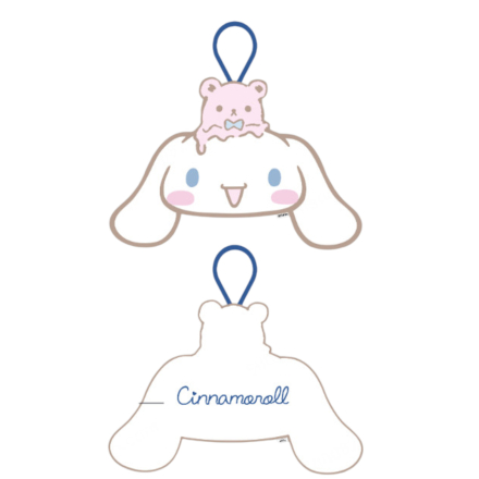 Pesukäsn 3D roosa karu Cinnamoroll